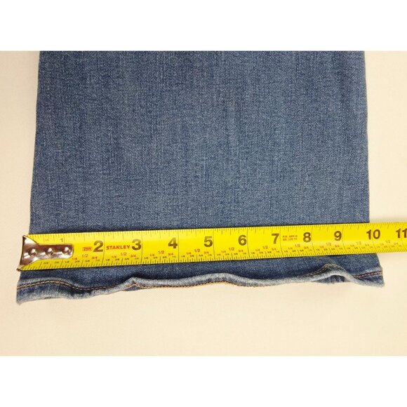 American Eagle Outfitteres Size 2 Short Womens 29" Inseam Low Rise Flare Jeans - Picture 7 of 13